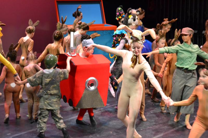 Ashley Barnes directed a stunning original production of the velveteen rabbit